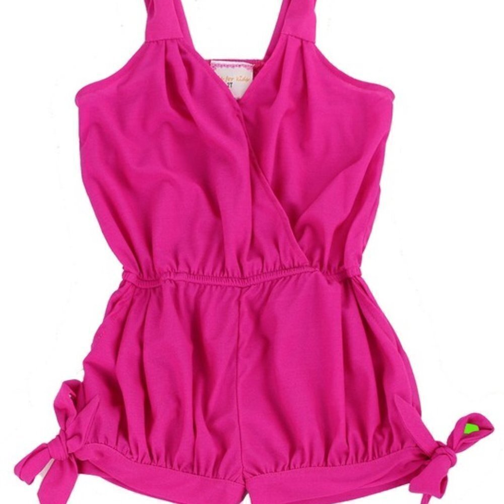 FUCHSIA Sheer Romper